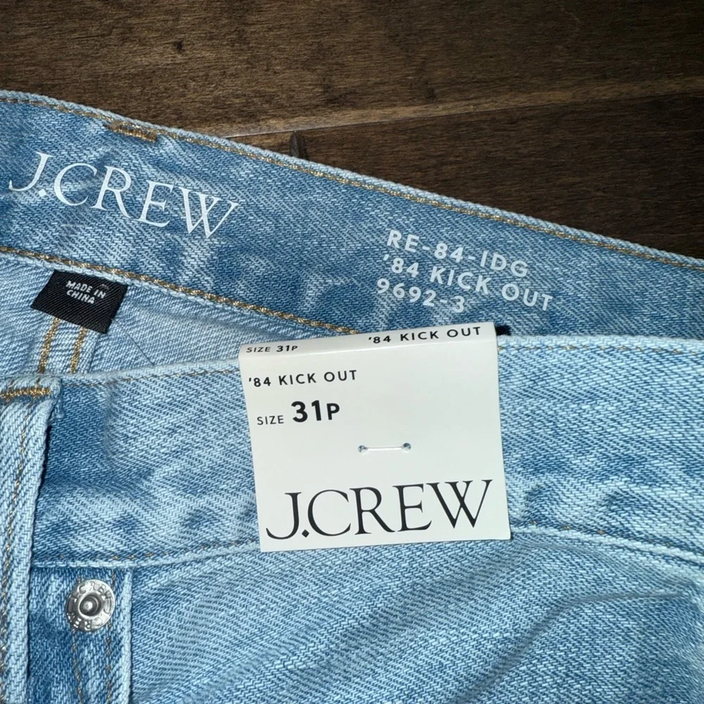 J. Crew Blue Straight Leg Jeans Vintage Style - Picture 8 of 14